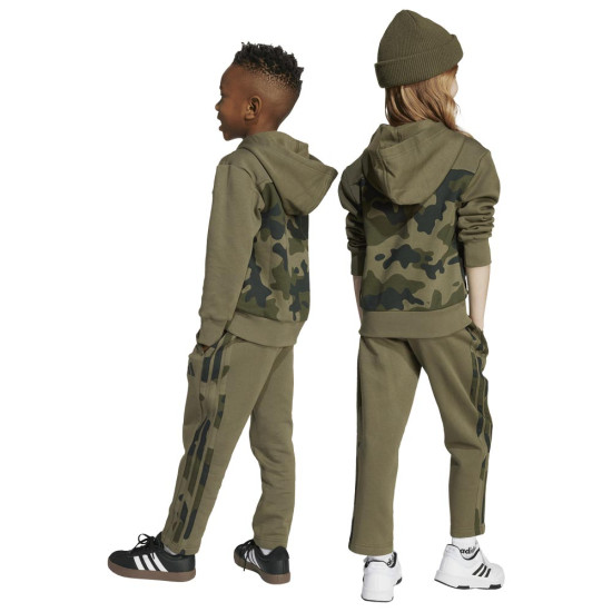 Adidas Παιδικές φόρμες σετ Seasonal Essentials Camo Fleece Jogger Set